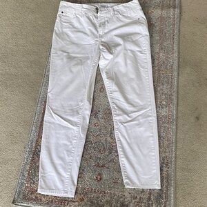 Women's White Straight Leg Jeans